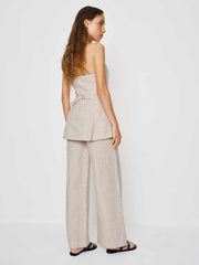 Clove Linen Two Piece - Oatmeal