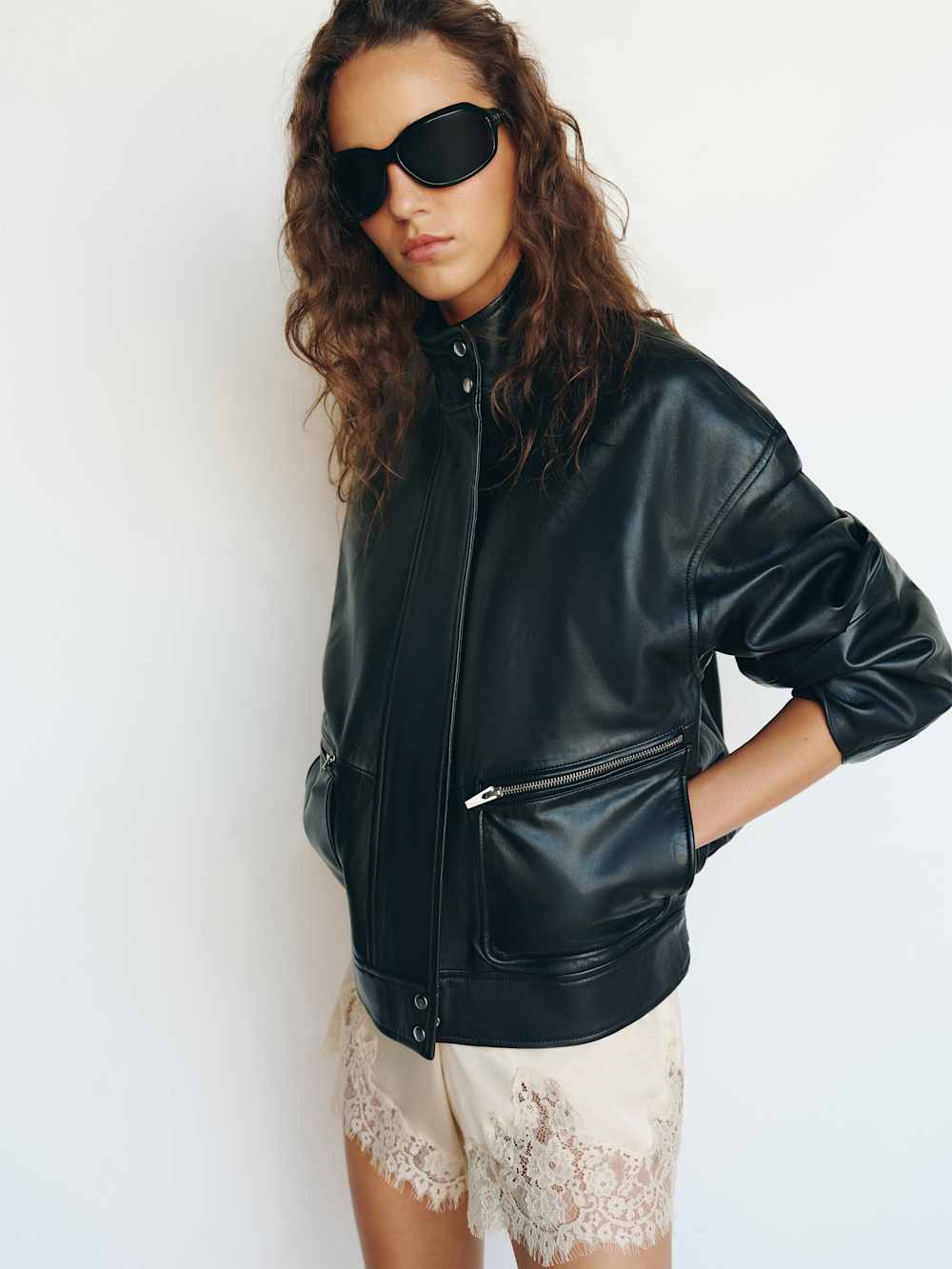 Fern Satin Short - Almond