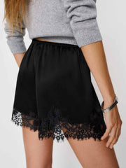 Fern Satin Short - Black