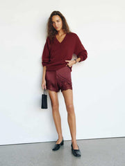 Fern Satin Short - Romance