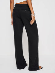 Gisele Low Rise Pant - Black