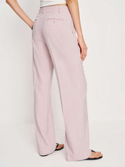 Gisele Low Rise Pant - Pink Stripe
