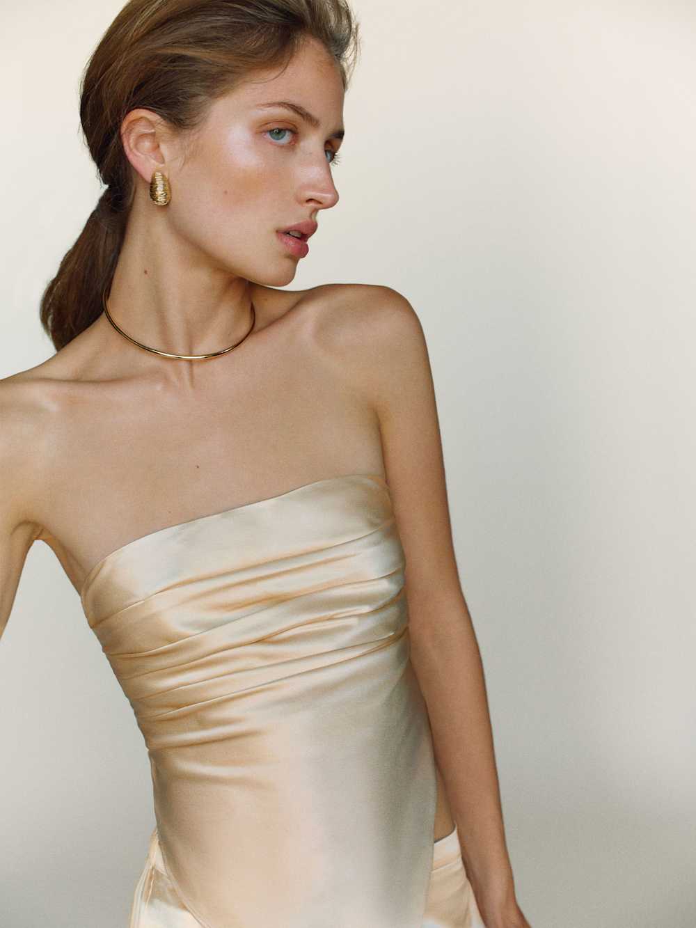 Marisol Silk Two Piece - Almond