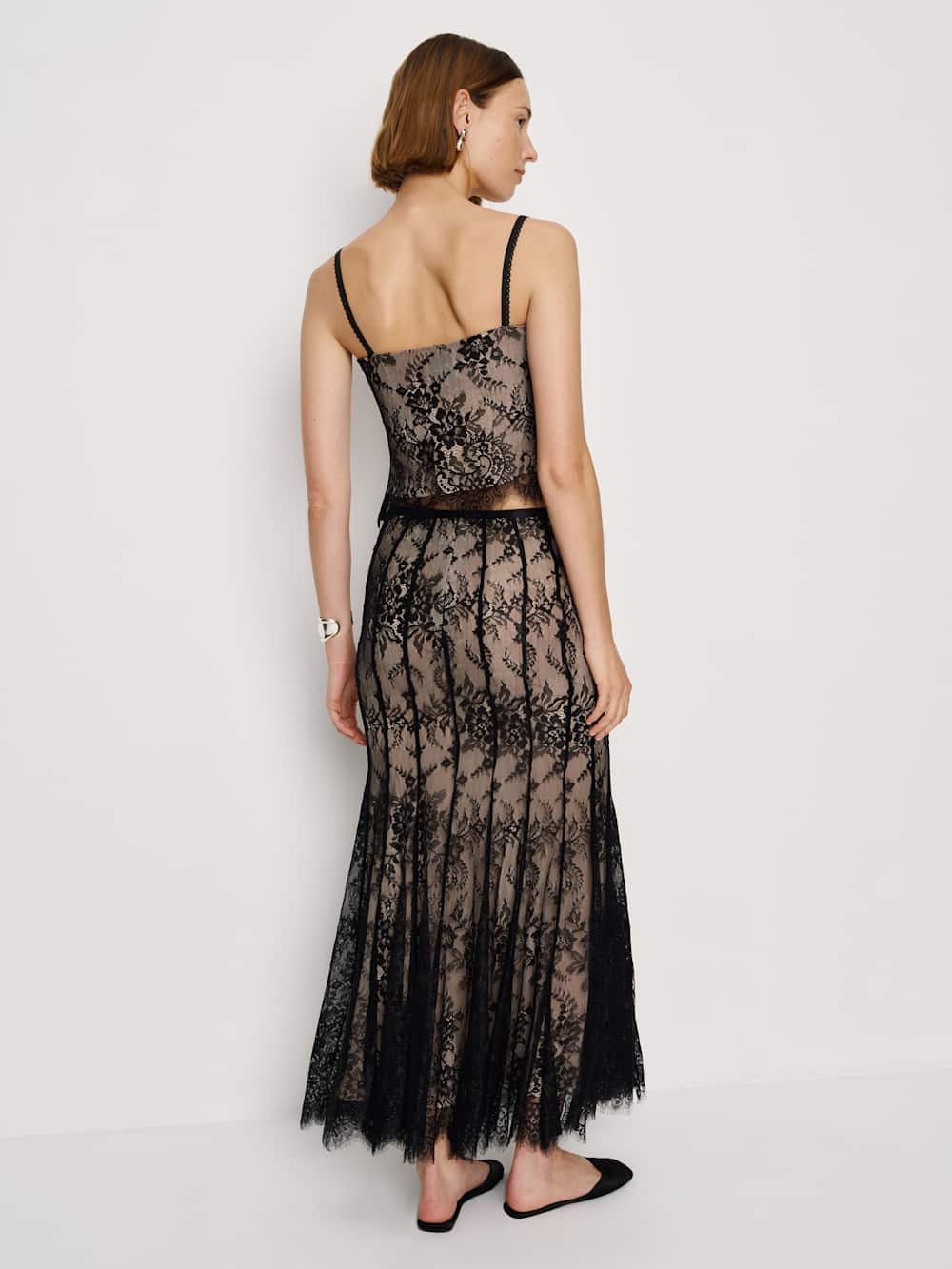 Octavia Skirt - Black Lace