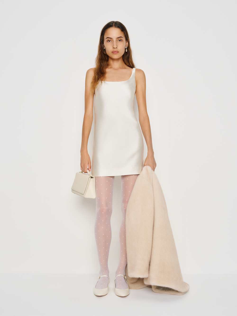 Elinda Dress - Pearl