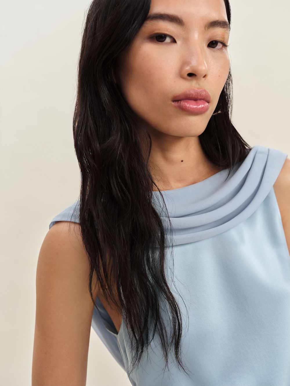 Jonelle Silk Dress - Horizon