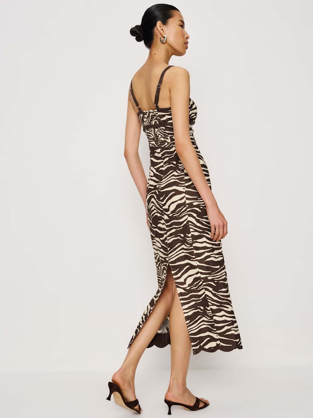 Sara Linen Dress - Stampede