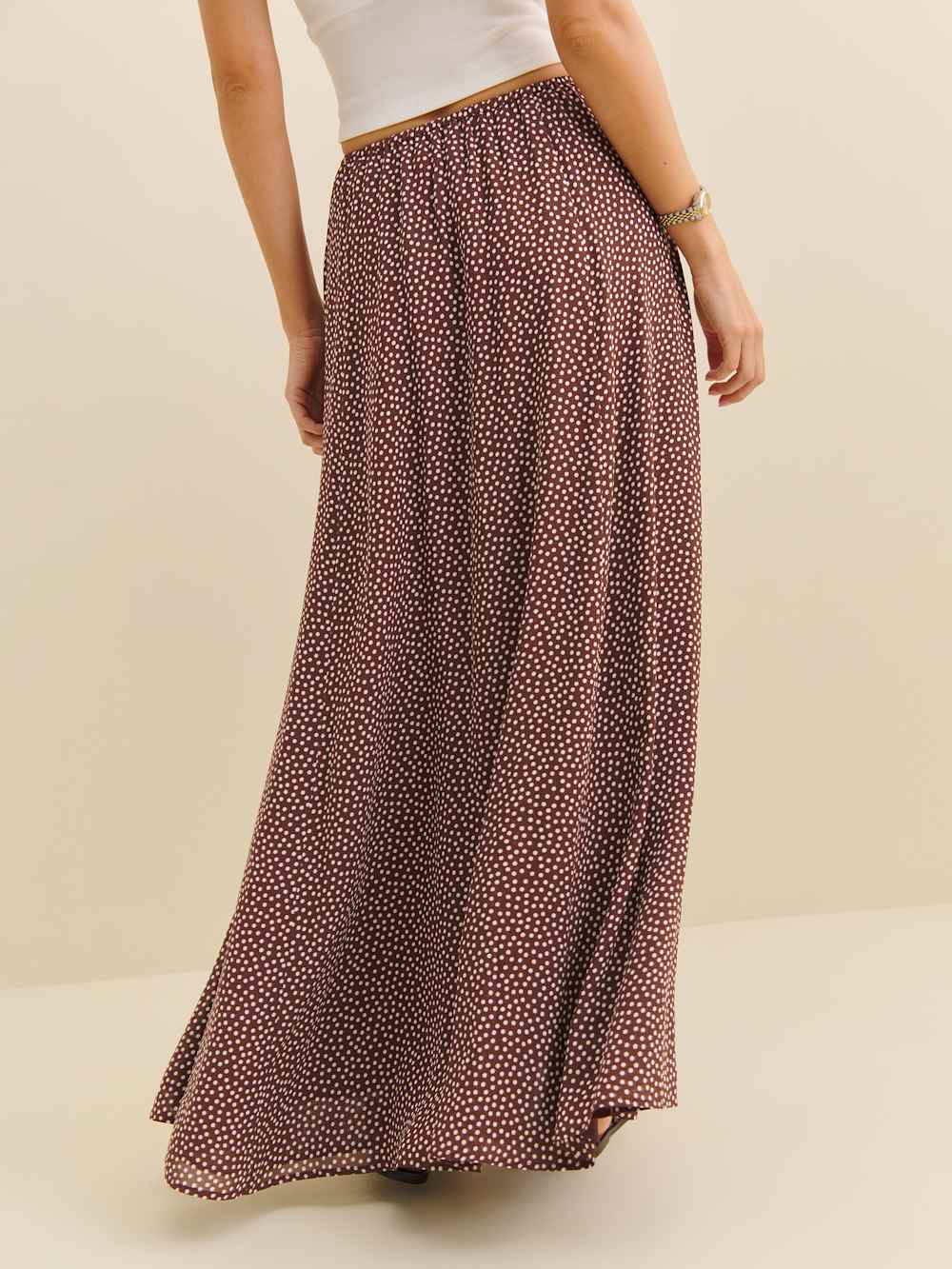 Petites Gemma Skirt - Choco Dot