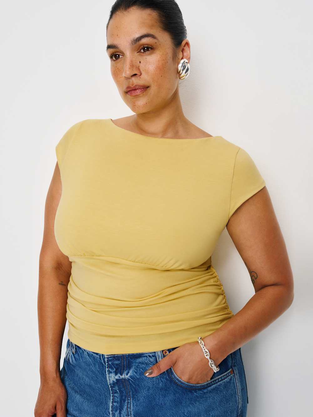 Madelyn Knit Top Es - Sunshine