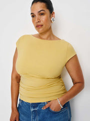 Madelyn Knit Top Es - Sunshine