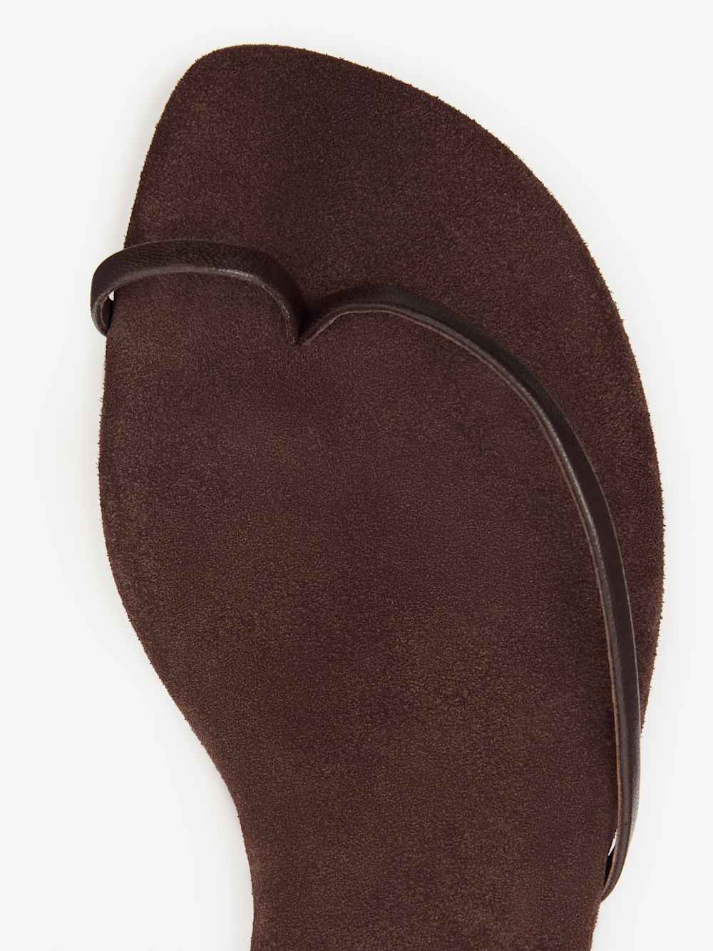 Oceane Flat Sandal - Espresso Suede