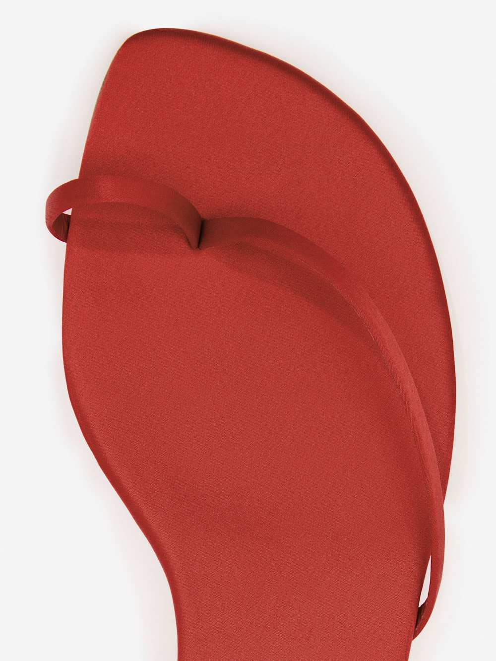 Oceane Flat Sandal - Poppy Satin