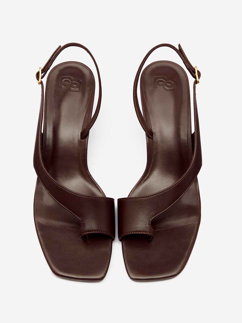 Marnie Heeled Sandal - Espresso Leather
