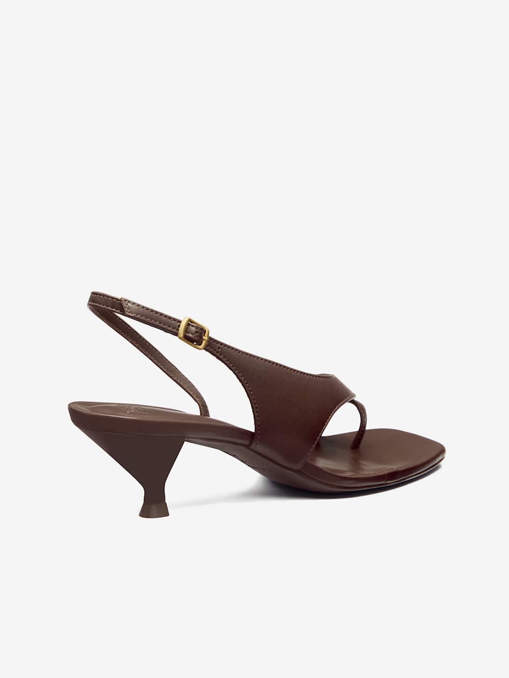 Marnie Heeled Sandal - Espresso Leather