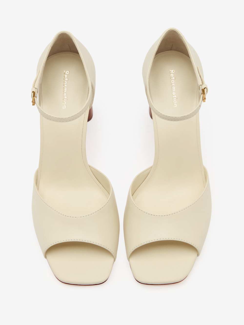 Gwendolyn Heeled Sandal - Almond Leather