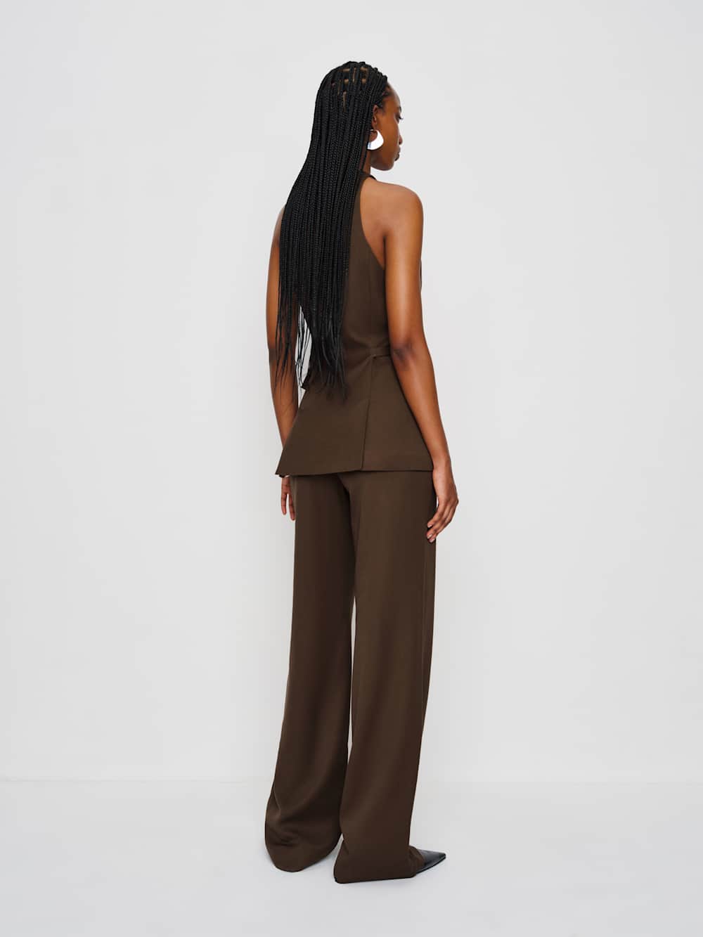 Vida High Rise Pant - Brown