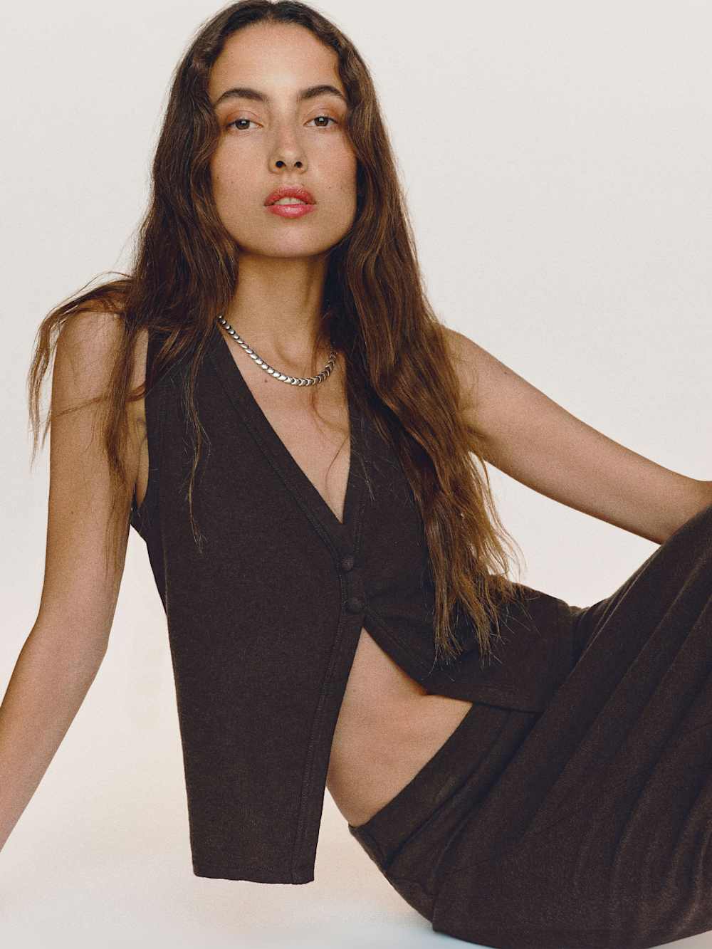 Olivia Knit Two Piece - Mole
