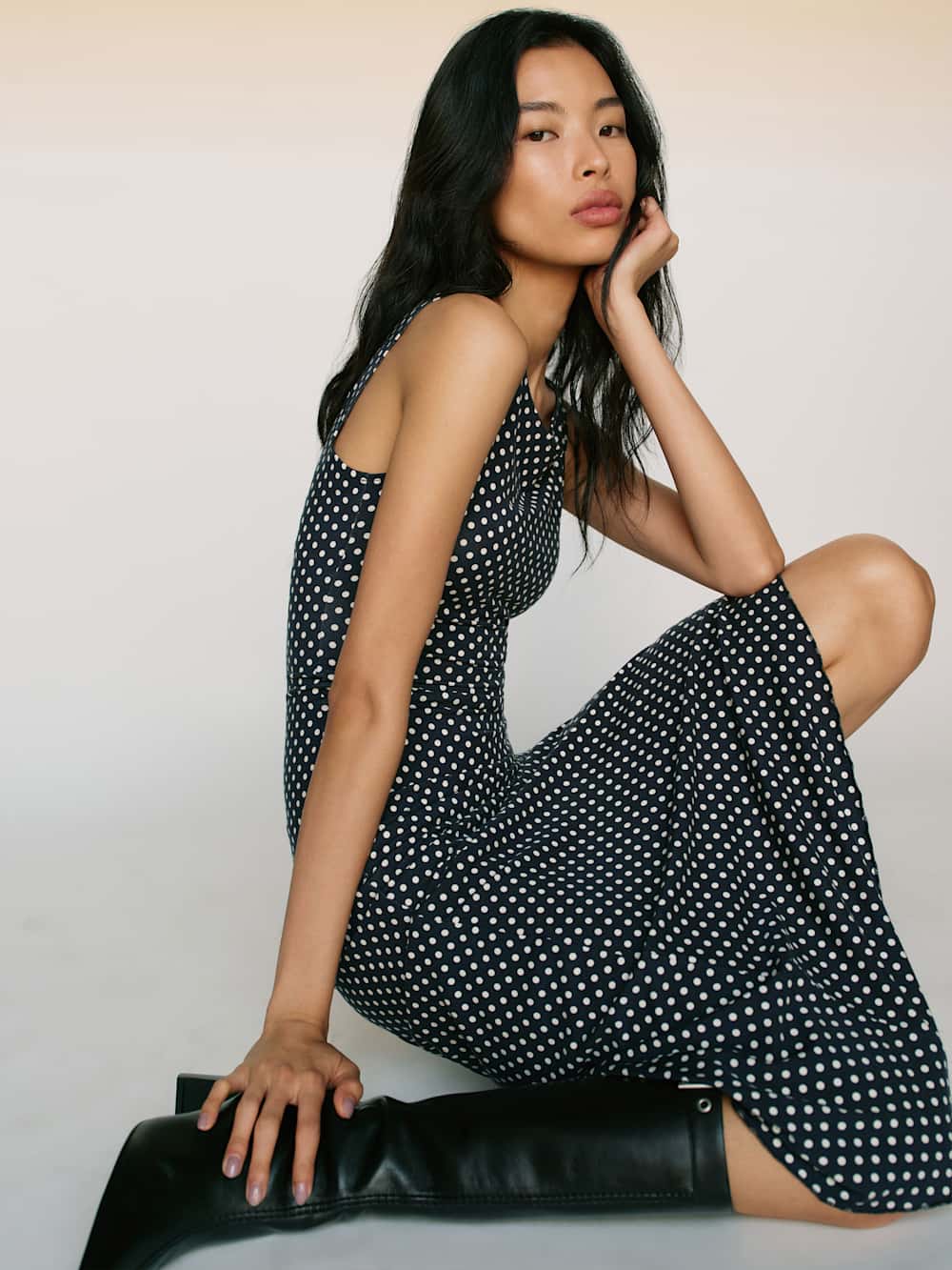 Luke Knit Dress - Dream Dot