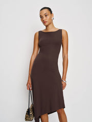 Luke Knit Dress - Mole
