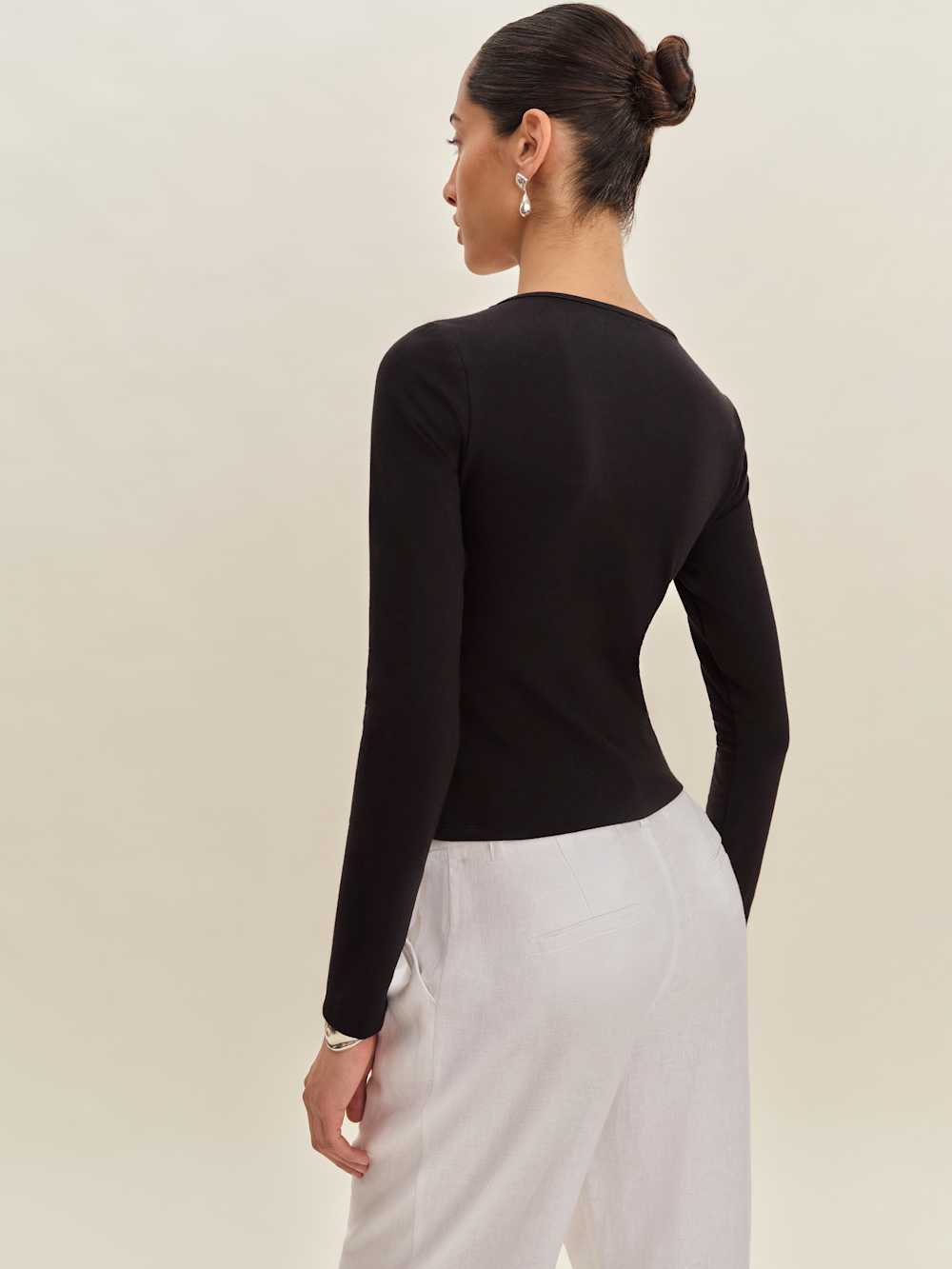 Silas Knit Top - Black