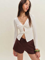 Silas Knit Top - Fior Di Latte