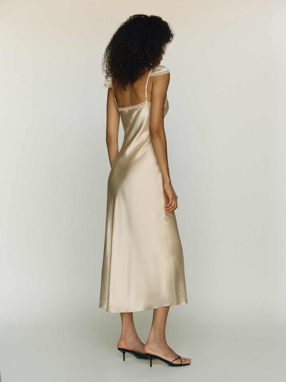 Serafina Silk Dress - Sugar