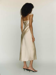 Serafina Silk Dress - Sugar