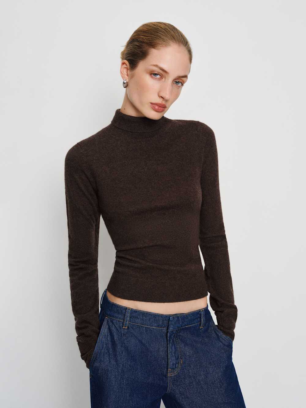 Jett Cashmere Turtleneck - Compost
