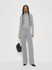 Jett Cashmere Turtleneck - Granite