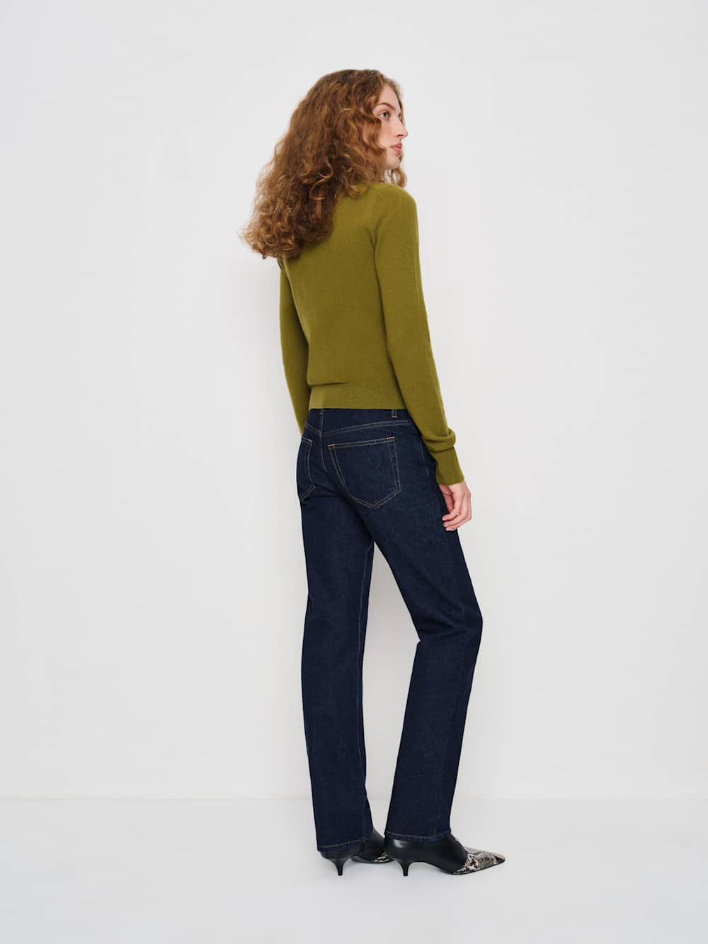 Jett Cashmere Turtleneck - Pear