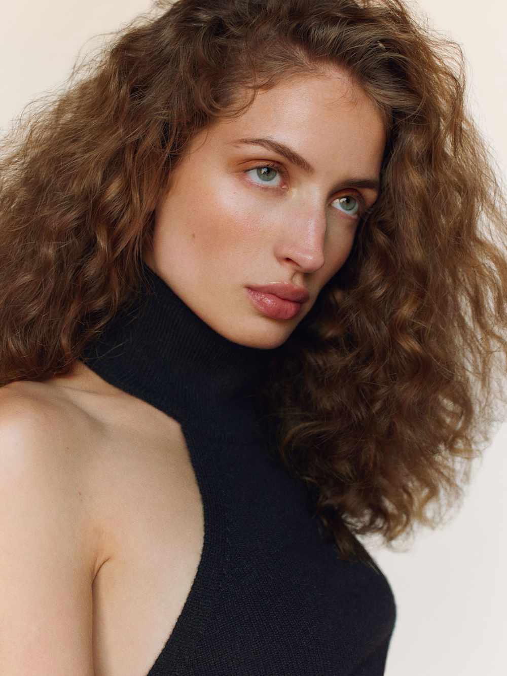Leni Cashmere Halter - Black