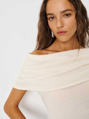 Covie Cashmere Sweater - Gossamer