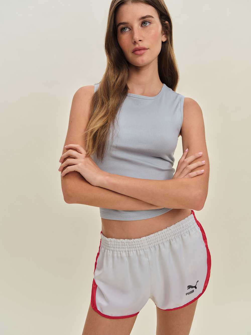 Vintage Harris Short - White