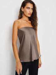 Sienna Satin Top - Magnetic