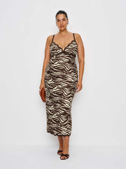 Sara Linen Dress Es - Stampede