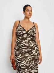 Sara Linen Dress Es - Stampede