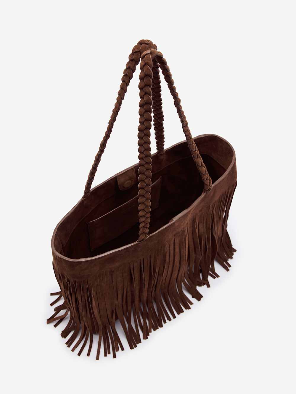 Luna Tote Bag - Espresso Suede