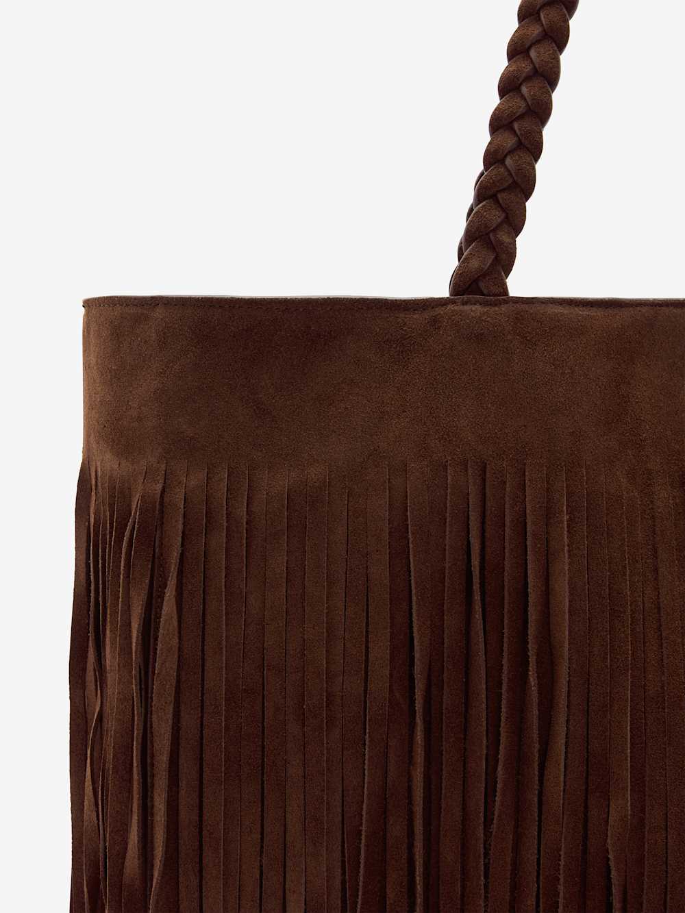 Luna Tote Bag - Espresso Suede