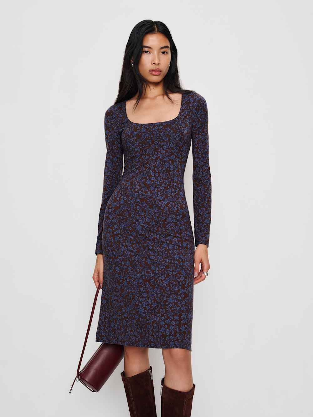 Davi Knit Dress - Indigo Girl
