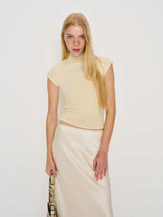 Pien Knit Top - Custard