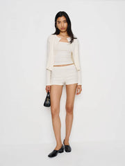 Kai Knit Three Piece - Fior Di Latte