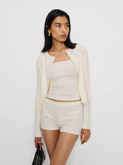 Kai Knit Three Piece - Fior Di Latte