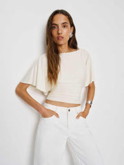 Avery Knit Top - Fior Di Latte