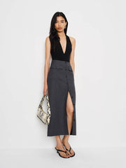 Britt Skirt - Charcoal