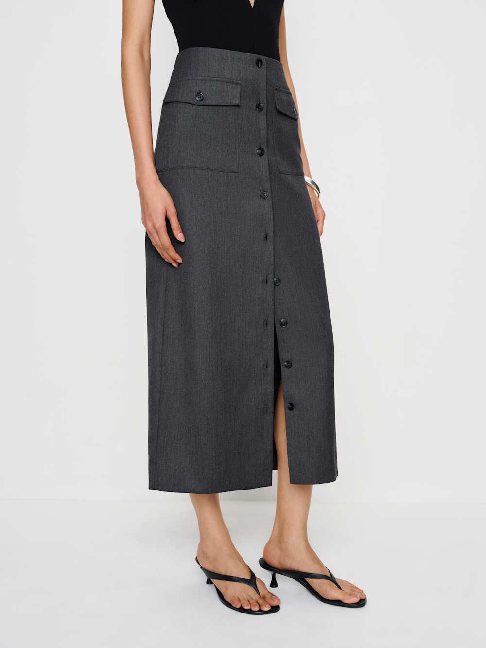 Britt Skirt - Charcoal