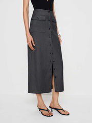 Britt Skirt - Charcoal