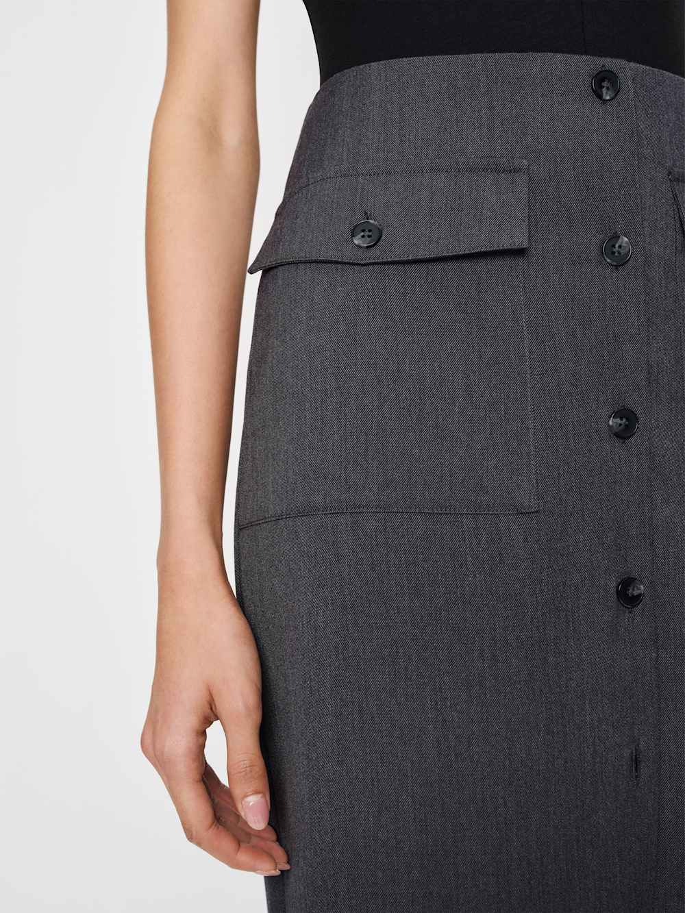 Britt Skirt - Charcoal