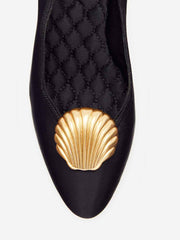 Henrietta Pump - Black Satin
