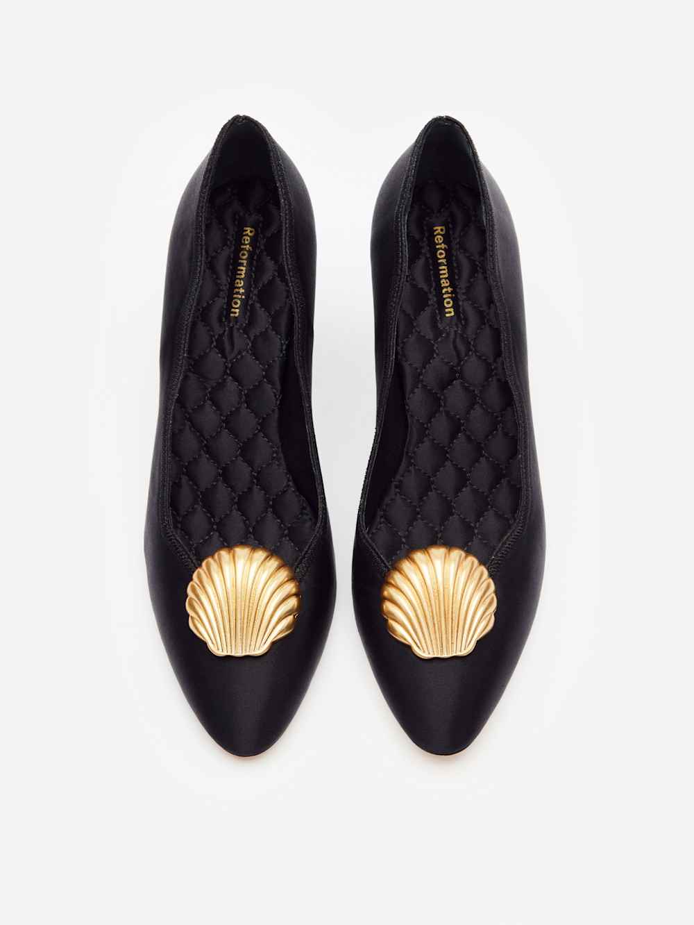 Henrietta Pump - Black Satin