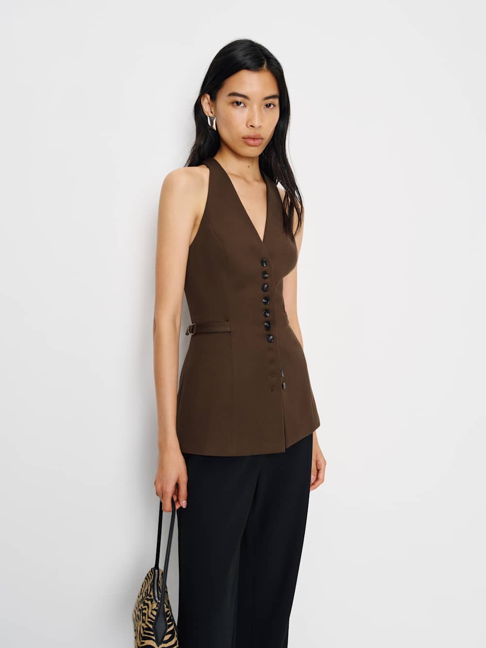 Rowe Vest - Brown